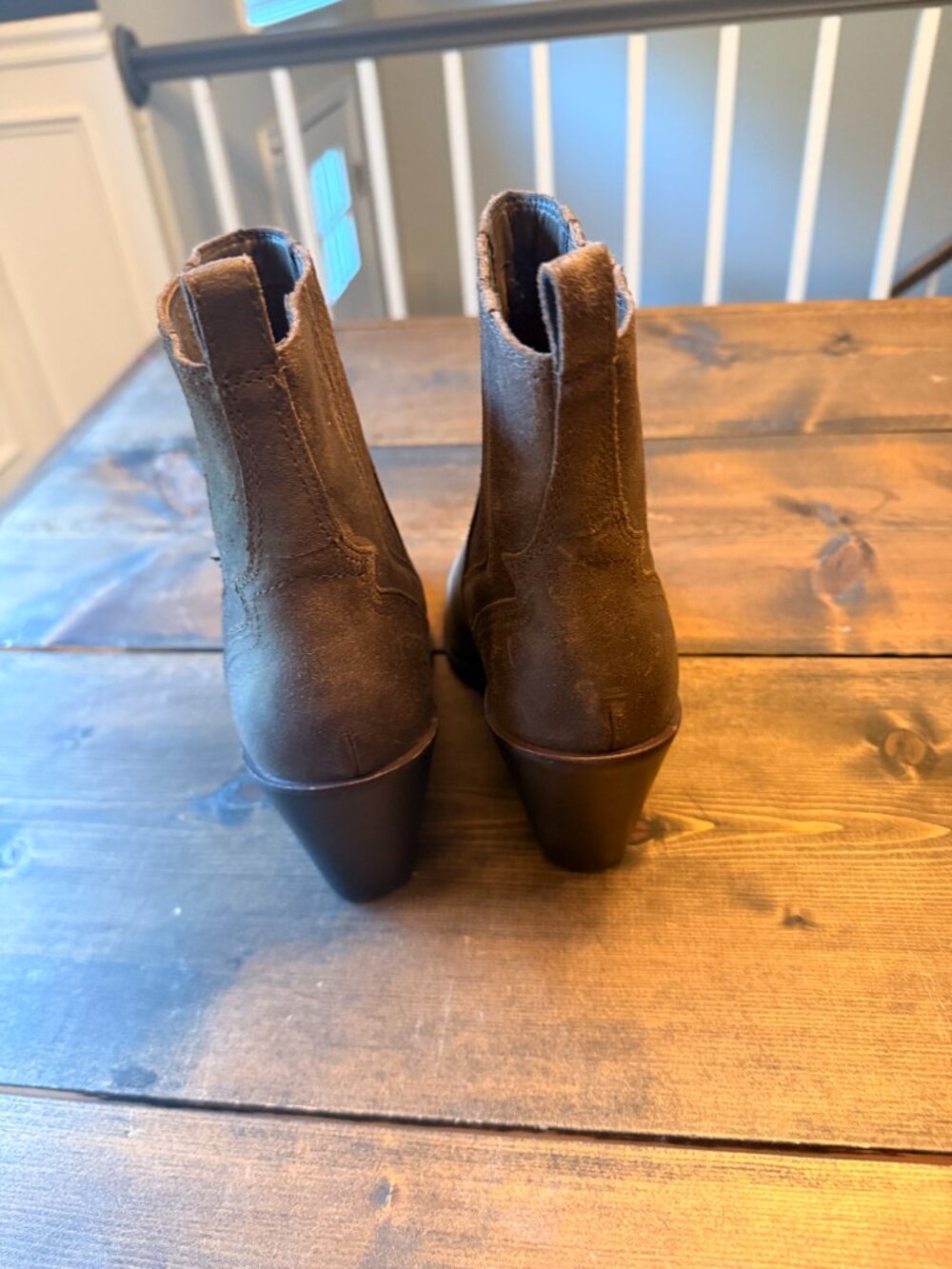 NWOT Lucky Brand Women's Brown Leather Ankle‎ Boots - Size 10 - Picture 5 of 6